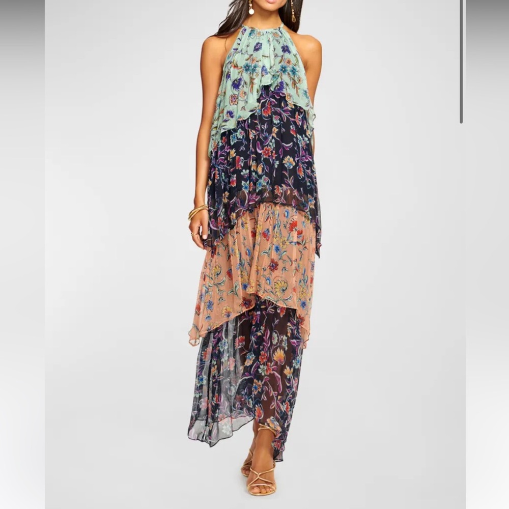 Chrisley tiered maxi dress Ramy Brook NWT